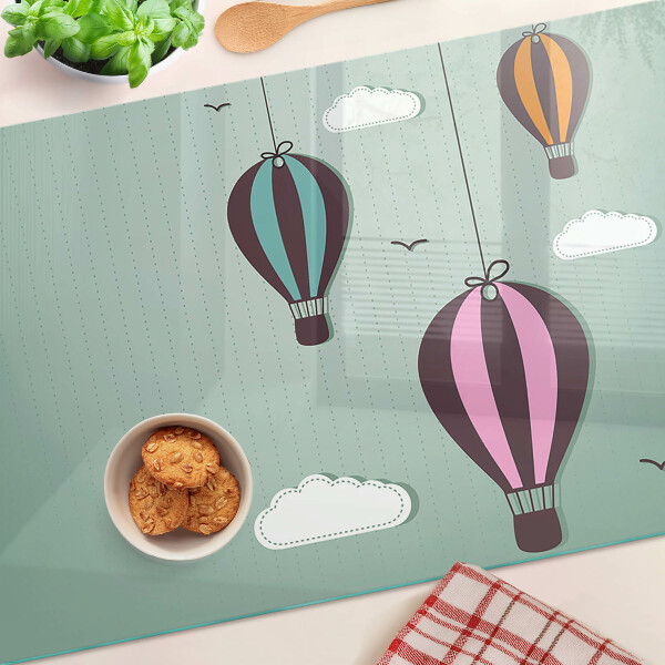 Szklana deska do krojenia Balony na gorące powietrze