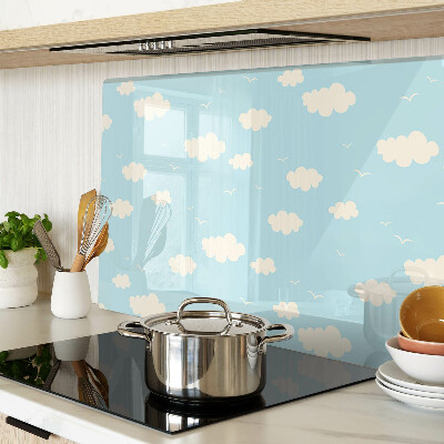 Glazen snijplanken Wolken aan de hemel