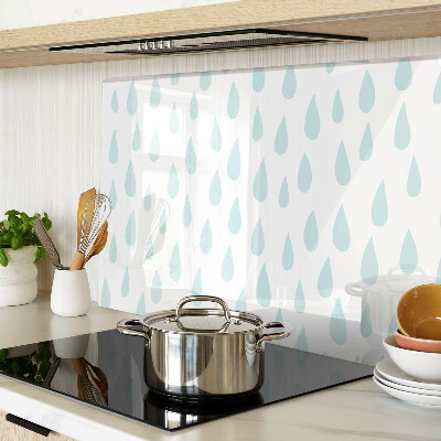 Deska kuchenna szklana Krople deszczu