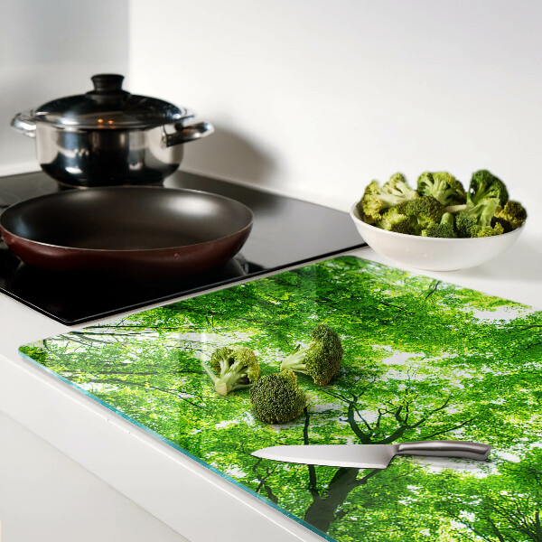 Deska kuchenna szklana Lasy i zieleń drzew