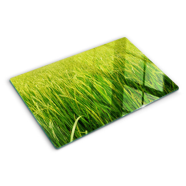 Glazen snijplanken Groen grasveld