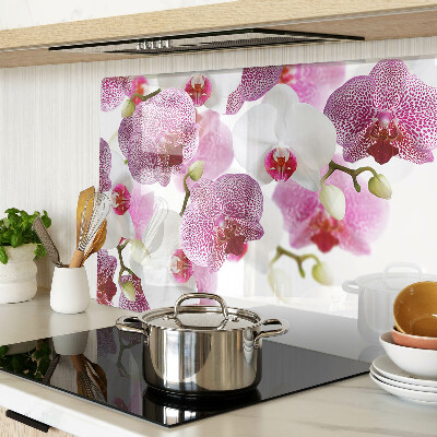 Szklana deska do krojenia Orchidee na tle okna