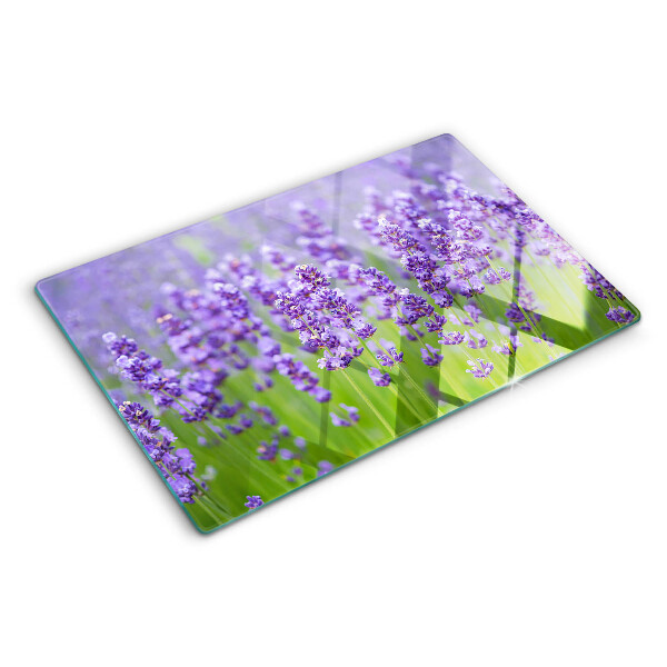 Szklana deska kuchenna Lawendowe pole