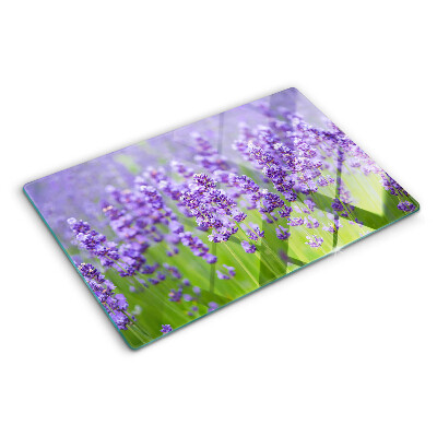 Szklana deska kuchenna Lawendowe pole