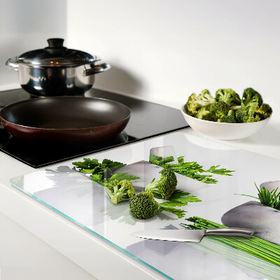 Deska kuchenna szklana Zioła w doniczkach