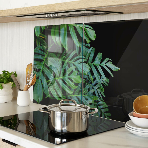Szklana deska do krojenia Liście tropikalne
