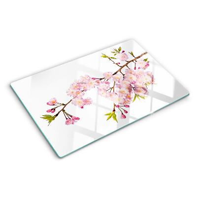 Szklana deska kuchenna Kwiat wiśni wiosenny