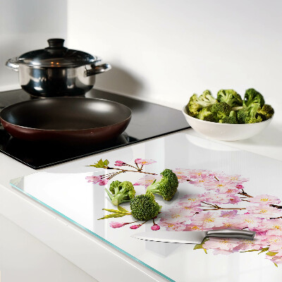 Szklana deska kuchenna Kwiat wiśni wiosenny