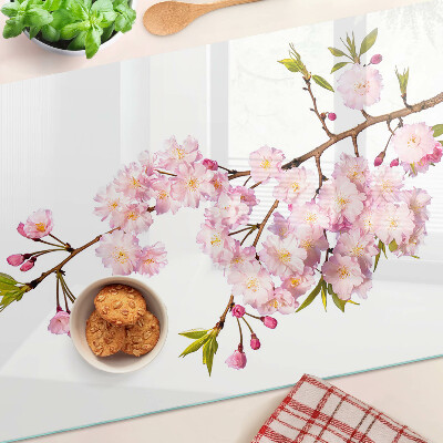 Szklana deska kuchenna Kwiat wiśni wiosenny