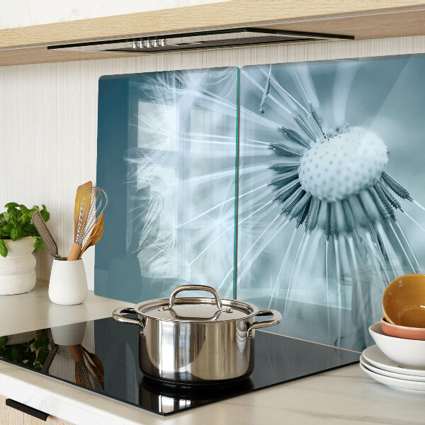 Szklana deska do krojenia Dmuchawce na tle nieba