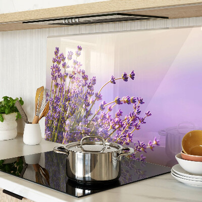 Szklana deska do krojenia Lawendowe kwiaty w oknie