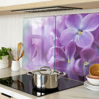 Szklana deska do krojenia Kwiaty w odcieniach fioletu