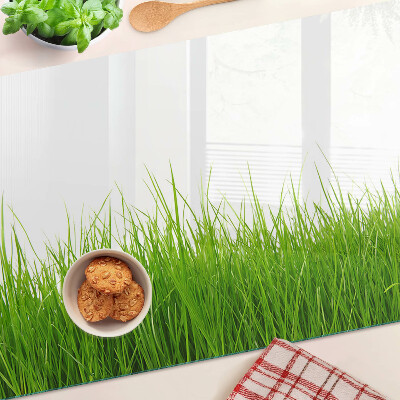 Szklana deska kuchenna Trawa w słońcu