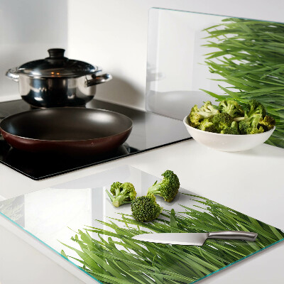 Deska kuchenna szklana Trawa zielona