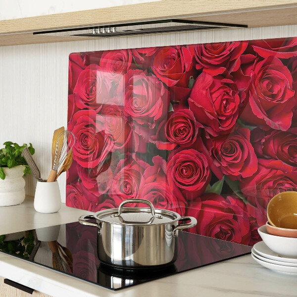 Szklana deska do krojenia Czerwone róże