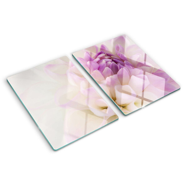 Deska kuchenna szklana Kwiatowa kompozycja w odcieniach fioletu
