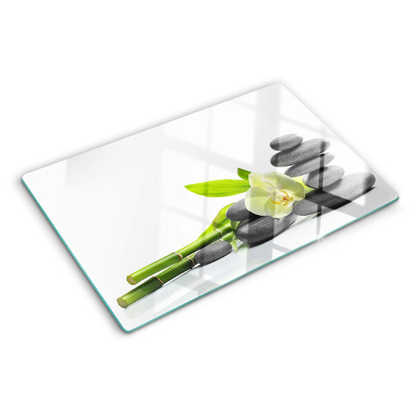 Snijplanken glas Orchideeën en spastenen