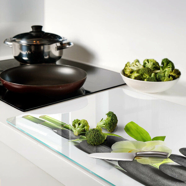 Snijplanken glas Orchideeën en spastenen