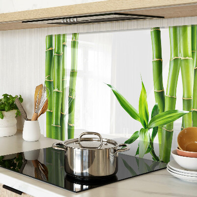 Szklana deska do krojenia Bamboo w zielonych odcieniach