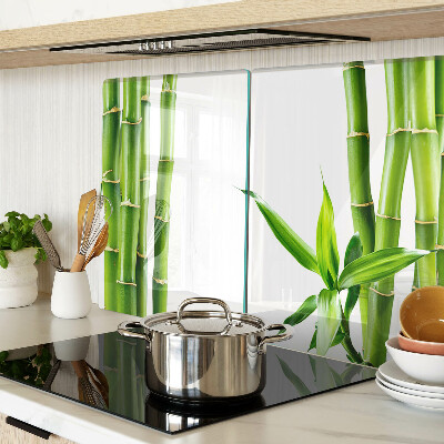 Szklana deska do krojenia Bamboo w zielonych odcieniach