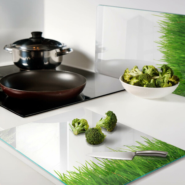 Deska kuchenna szklana Zielona trawa