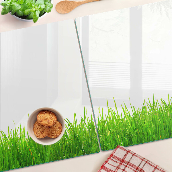 Deska kuchenna szklana Zielona trawa