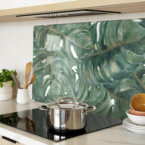 Szklana deska do krojenia Liście monstery