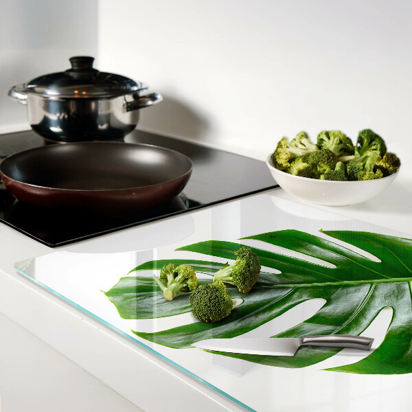 Szklana deska do krojenia Liście monstery