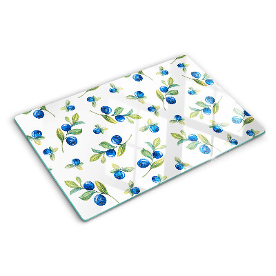 Szklana deska kuchenna Jagody na gałązkach