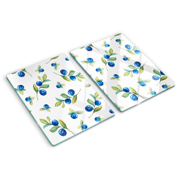 Szklana deska kuchenna Jagody na gałązkach