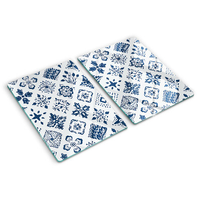 Szklana deska kuchenna Motyw kwiatowy w stylu folkowym