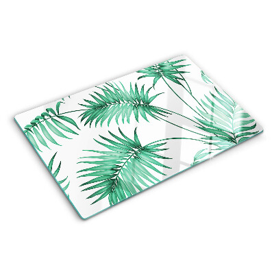 Szklana deska kuchenna Liście palmowe