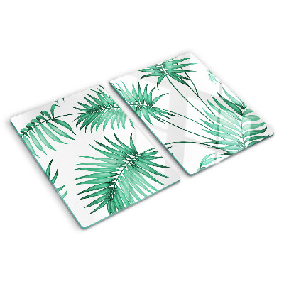 Szklana deska kuchenna Liście palmowe