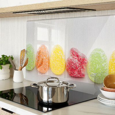 Glazen snijplanken Snoep in regenboogkleuren