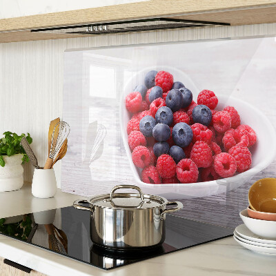 Szklana deska kuchenna Owoce w kształcie serca