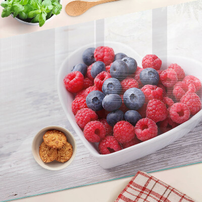 Szklana deska kuchenna Owoce w kształcie serca