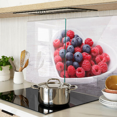 Szklana deska kuchenna Owoce w kształcie serca