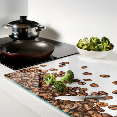 Glazen snijplanken Koffiebonen