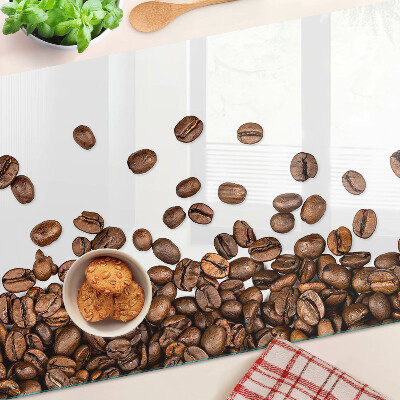 Szklana deska do krojenia Ziarna kawy