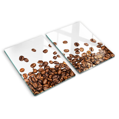 Glazen snijplanken Koffiebonen