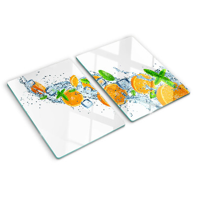 Deska kuchenna szklana Cytrusy w wodzie