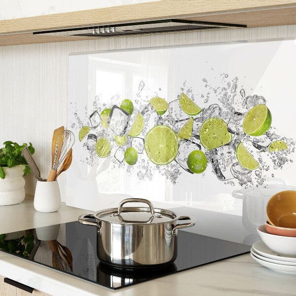 Szklana deska do krojenia Cytryny i lód