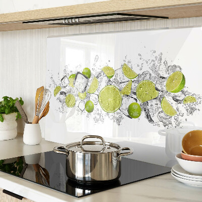 Szklana deska do krojenia Cytryny i lód