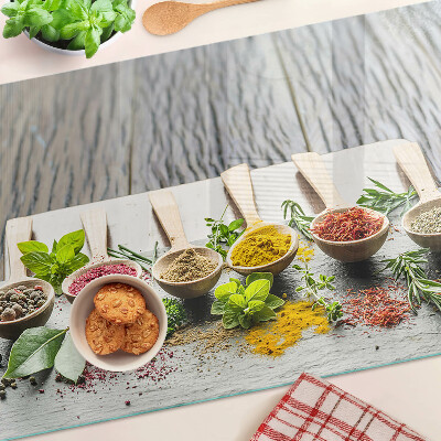 Szklana deska kuchenna Przyprawy i zioła