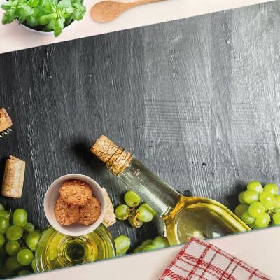 Szklana deska do krojenia Wino i winogrona