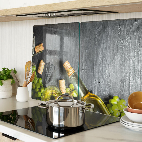 Szklana deska do krojenia Wino i winogrona