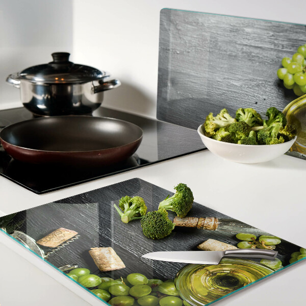 Szklana deska do krojenia Wino i winogrona