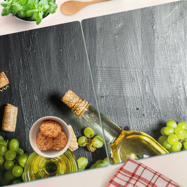 Szklana deska do krojenia Wino i winogrona