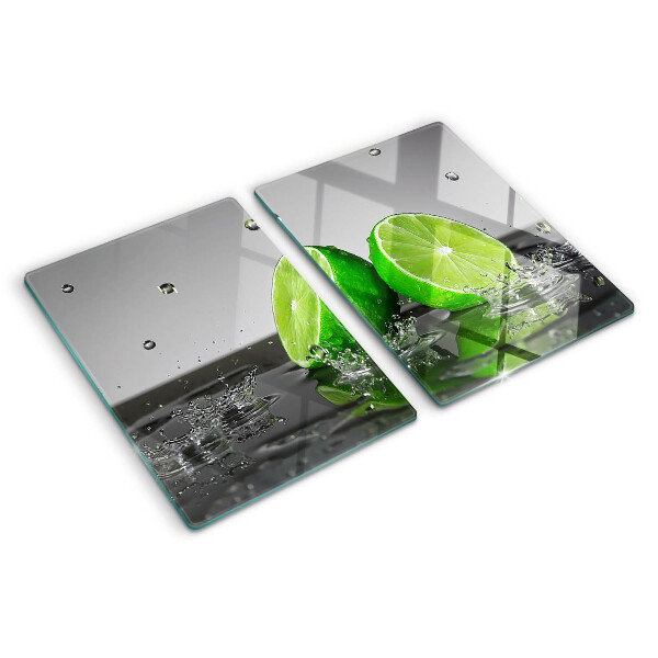 Szklana deska kuchenna Cytryny w wodzie