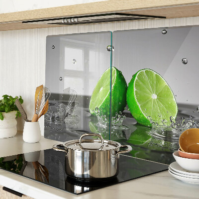 Szklana deska kuchenna Cytryny w wodzie